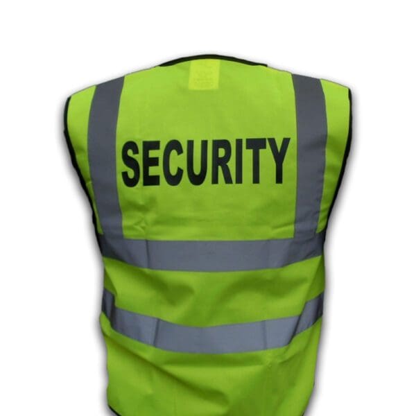 Hi Vis Vest with SECURITY Printed