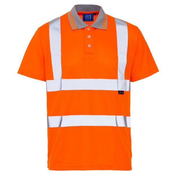 Supertouch Hi Vis Bird Eye Polo Shirt