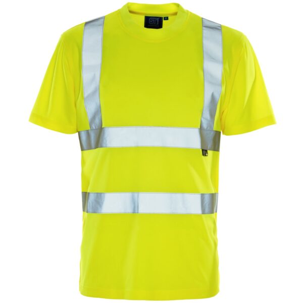 Supertouch Hi Vis Orange Bird Eye T-Shirt