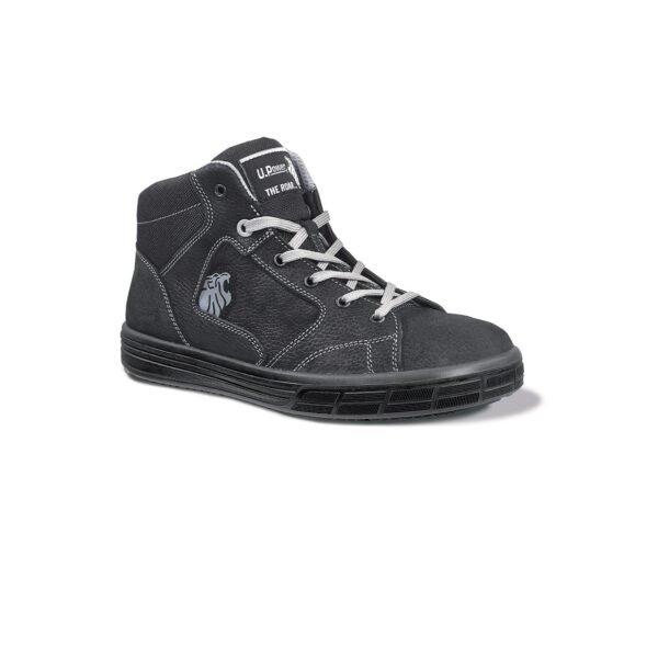 U-Power Lion High Top safety Trainer Boot - Black SN10014